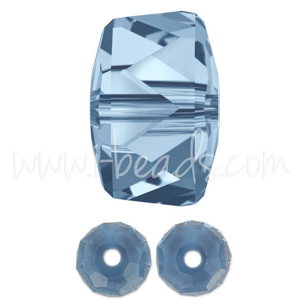 Perles Cristal 5045 Rondelle denim blue 8mm (2) - LaMercerieDesCopines