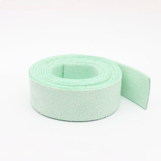 Buy suede 20mm turquoise green 90cm piece - thick suede cord per metre