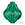 Beads wholesaler Perle cristal 5058 Baroque emerald 14mm (1)