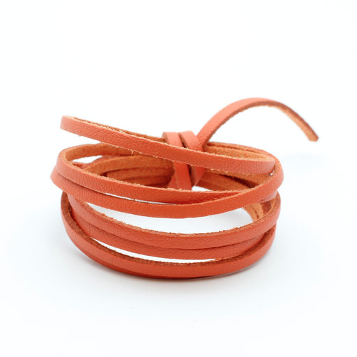 Buy suede imitation coral leather 3mm - suede cord per metre