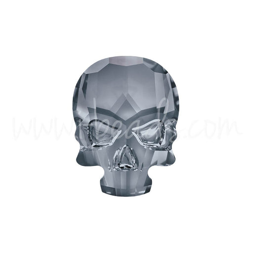 Buy Strass à coller cristal 2856 skull flat back crystal silver night 10x7.5mm (1)