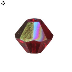 Buy Perles cristal 5328 xilion bicone siam ab 4mm (40)