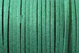 Acheter au détail suédine brillante vert sapin 3mm cordon au mètre