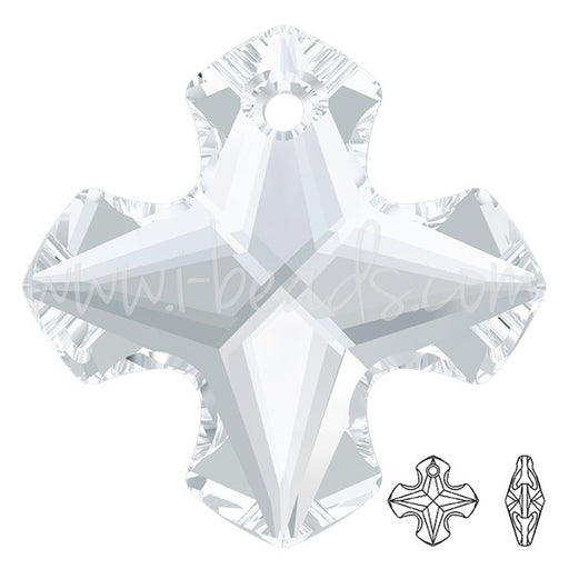 Buy Greek Crystal Crystal Cross Pendant 6867 Crystal 28mm (1)