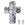 Retail Perle croix cristal 5378 crystal black patina effect 14mm (1)