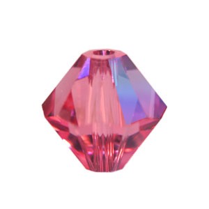 Buy Crystal Beads 5328 Xilion Bicone Rose AB 6mm (10)