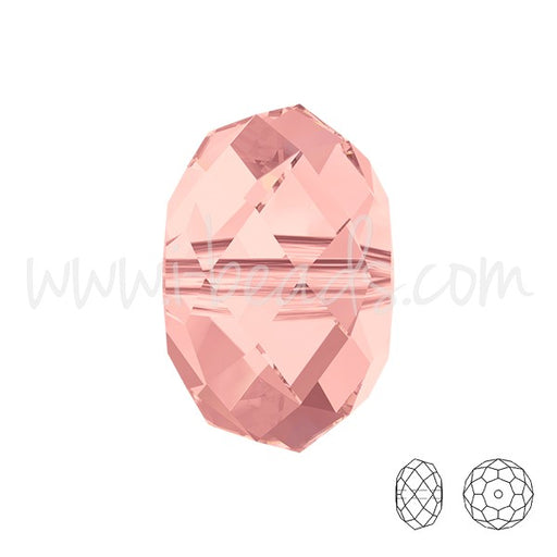 Buy Perles briolette cristal 5040 blush rose 6mm (10)