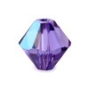 Buy Perles cristal 5328 xilion bicone tanzanite AB 6mm (10)