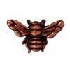 Vente Perle abeille métal plaqué cuivre vieilli 15.5x9mm (1)