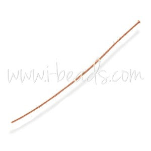 Buy Clous Tete plate rose gold filled 0.4x50mm (5)