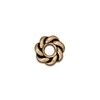 Buy Pearl Washer Twist Metal Plated Gold Gold 7.5x2mm (2)