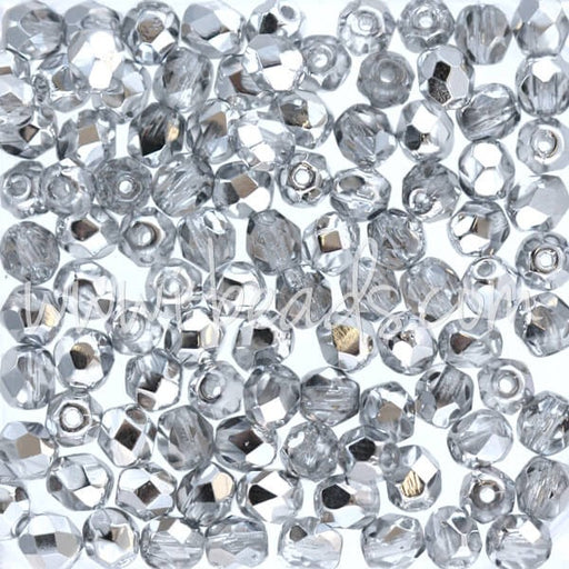 Buy Perles facettes de bohàÂ¨me crystal comet light silver 4mm (100)