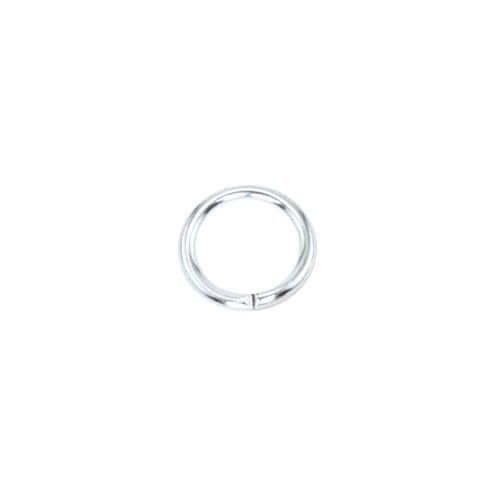 Buy 144 open rings beadalon silver plated 4mm (1)