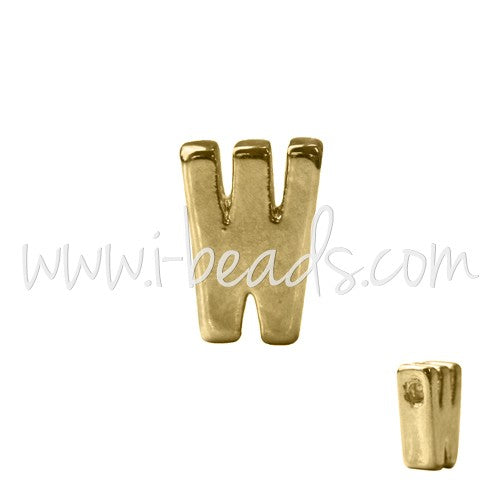 Buy Pearl letter W gold-plated 7x6mm (1)