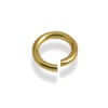 Buy Gold-plated open rings 5.5x0.9mm (10)