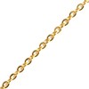 Buy 1.6mm oval mesh chain gold finish metal (1m)