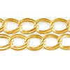 Buy 8mm gold gold double metal flat chain (1m)