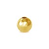 Buy Gold-plated metal round pearl 4mm (10)