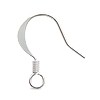 Buy 16mm silver plated metal ear hooks (6)