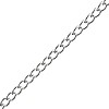 Vente en gros Chaine 2.4mm métal finition argenté (1m)