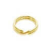 Buy Double Rings Gold Plated 5mm (10)