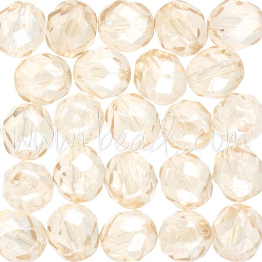 Buy Beads Facets of Boheme Luster Transparent Champagne 8mm (25)