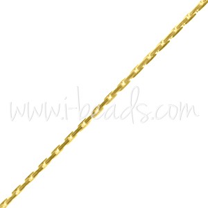 Creez chaine à perles 0.65mm gold filled (10cm)