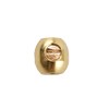 Buy Pearls Scrimp Oval Gold Plated Metal 3.5mm (2)
