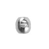 Buy Pearls scrimp oval metal finish silver plated 3.5mm (2)