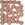 Beads wholesaler Perles Honeycomb 6mm matt met copper (30)