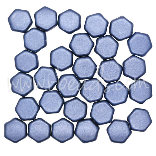 Buy Perles Honeycomb 6mm pastel montana blue (30)
