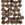 Retail Perles Honeycomb 6mm jet bronze (30)