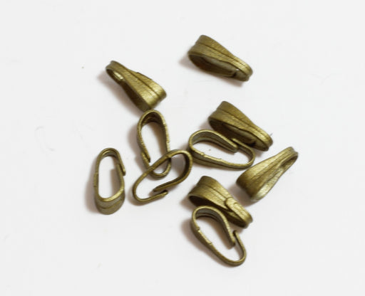 Acheter au détail bélières bronze 7mm supports pendentifs Lot de 10 bélières apprêt bijoux