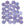 Beads wholesaler Perles Honeycomb 6mm purple vega (30)