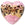 Beads wholesaler Murano heart pearl pink leopard 35mm (1)