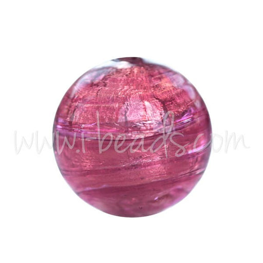 Buy Pearl of Murano Round Ruby and Gold 10mm (1)