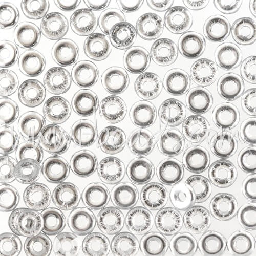 Acheter O beads 1x3.8mm crystal silver (5g)