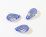 Vente au détail Lot de 3 perles bleus à facettes en acrylique support DIY