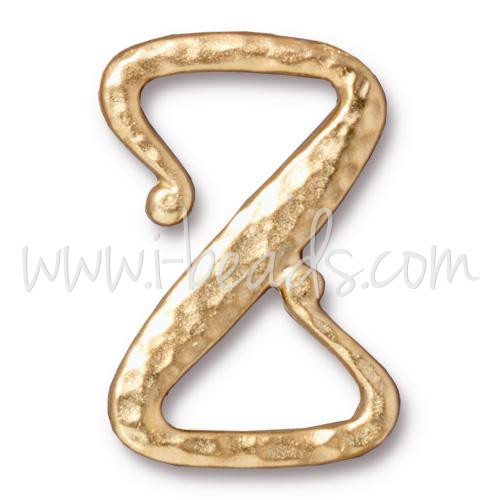 Buy Z gold-plated crochet clasp 27x18mm (1)