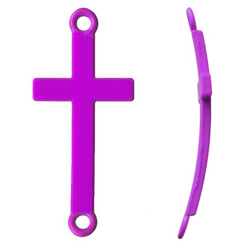 Buy Cross link for purple bracelet 17x37mm (1)