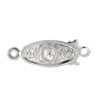 Buy Classic oval metal lock silver-plated finish 19mm (1)