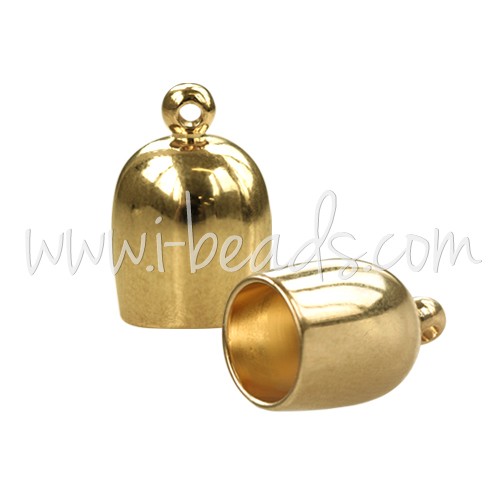 Buy 6mm gold plated cord tip (2)