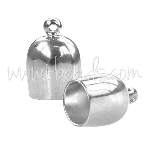 Buy 8mm silver-plated cord tip (1)