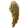 Buy Gold-plated metal wing pendant aged 27mm (1)