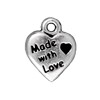 Buy Love metal silver plated 12.4mm Pendant (1)
