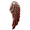 Buy 27mm aged copper plated metal wing pendant (1)