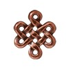 Buy Copper-plated metal print pendant aged 16mm (1)