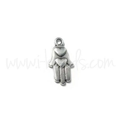 Buy Charm Hand of Fatima Silver Plated 8x13mm (1)