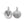 Beads wholesaler Charm Pendant Letter V Plated Silver Aged 11mm (1)
