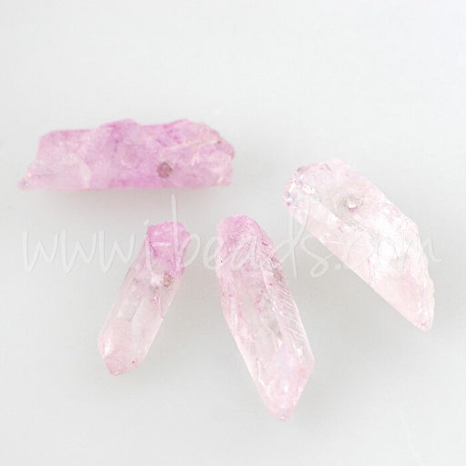 Buy Natural Quartz Crystal Pendants Pink Crystal (4)